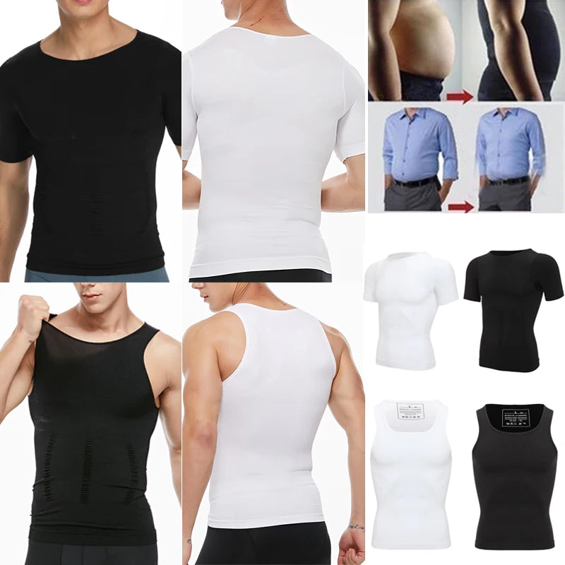 Men Slimming Body Shaper Belly Control Shapewear Man Shapers Modeling Underwear Waist Trainer Corrective Posture Vest Corset