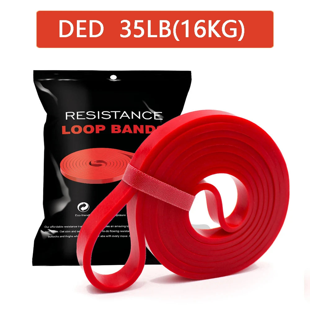 Latex Resistance Bands Pull Up Gym Home Fitness Rubber Expander Loop Strength Assist Workout Training Equipment