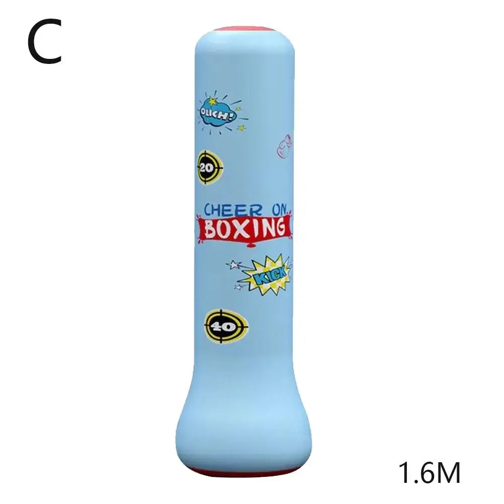 Children Tumbler Inflatable Punching Bag Home Fitness Pressure Fight Sports Boxing Boxing Sandbag Toy Training N1A9