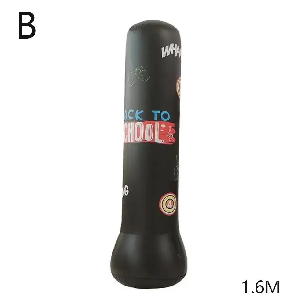 Children Tumbler Inflatable Punching Bag Home Fitness Pressure Fight Sports Boxing Boxing Sandbag Toy Training N1A9