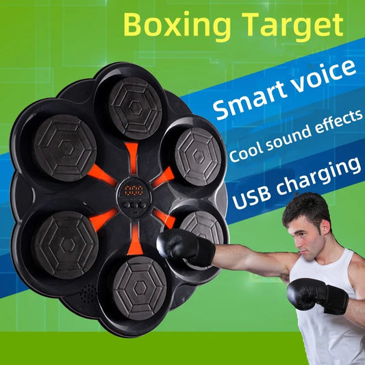 Smart Bluetooth Music Boxing Target Children's Music Boxing Machine Adult Home Fitness Electronic Boxing Wall Target Training