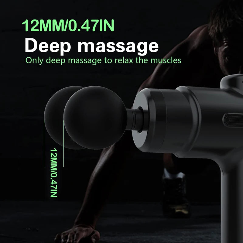 Deep Tissue Massage Gun Impact Massage Arm and Back Muscles with 8 Massage Heads for use after Home Fitness Exercise