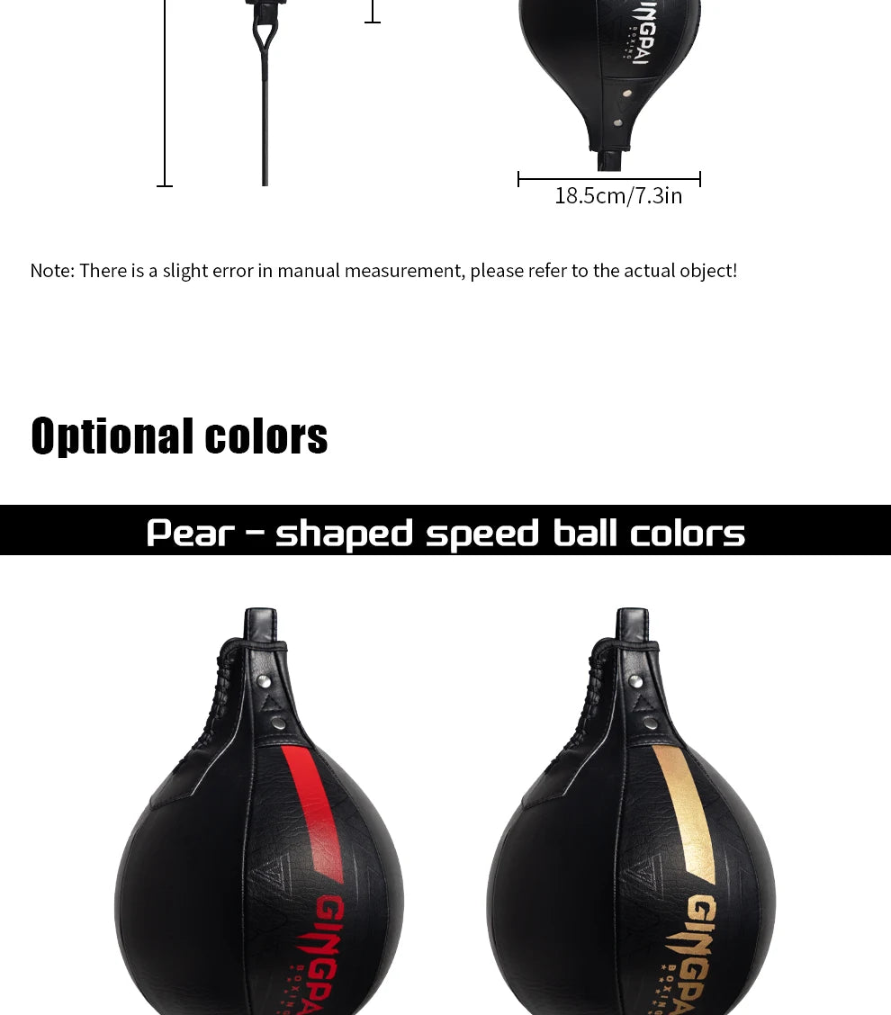 Professional Hanging Boxing Speed Ball Boxing Gym Sanda Training Dodge Ball Home Fitness Reaction Ball Target Release Ball