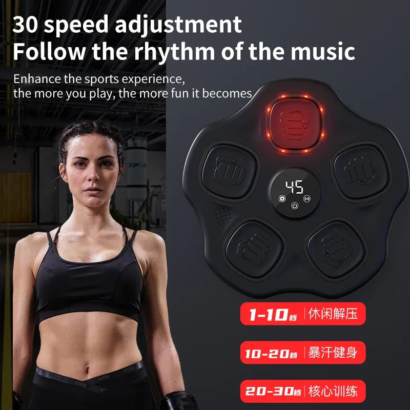 Smart Music Electronic Music Boxing Target Boxing Machine Boxing Decompression Wall Target Home Fitness Training Equipment