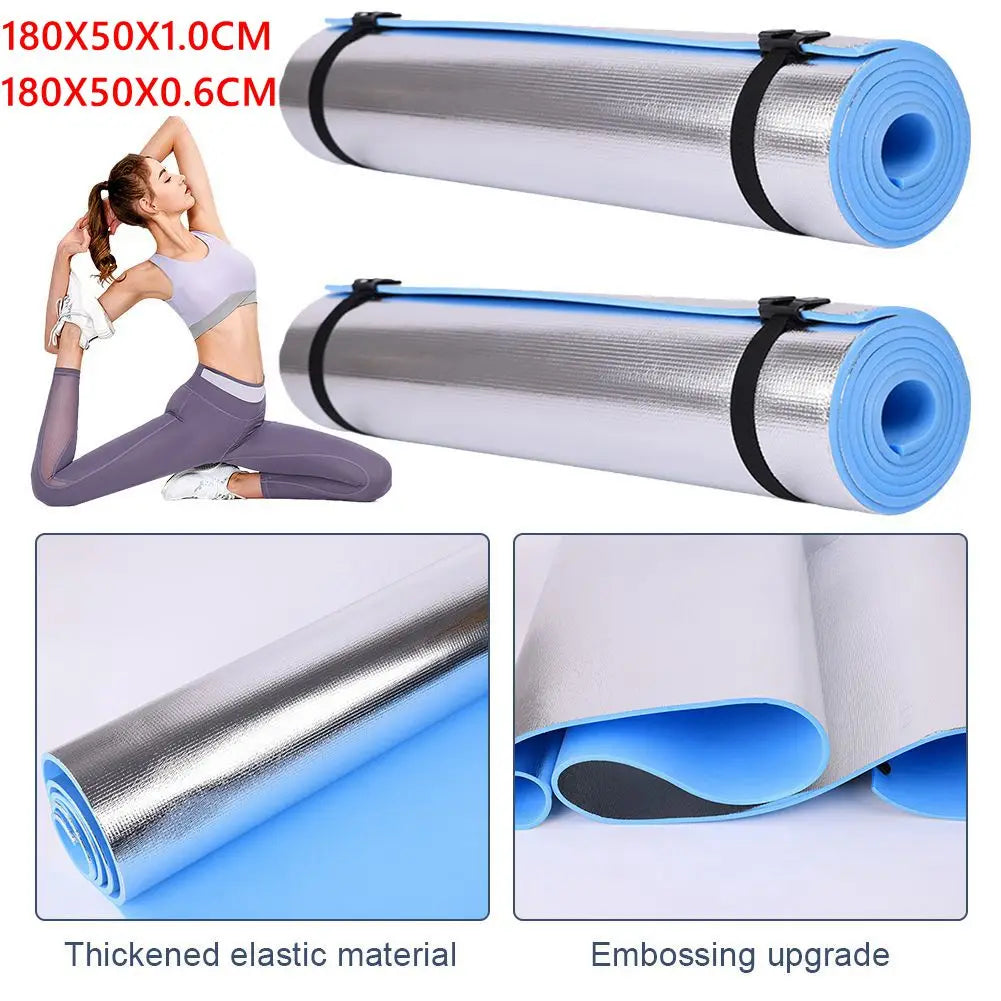 10mm Yoga Mat Anti-skid Sports Fitness EVA Comfort Foam 6mmThick Yoga Mat for Exercise Yoga and Pilates Gymnastics Mat