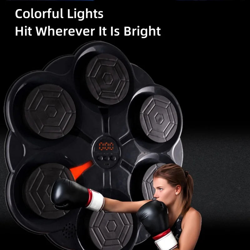 Smart Bluetooth Music Boxing Target Children's Music Boxing Machine Adult Home Fitness Electronic Boxing Wall Target Training