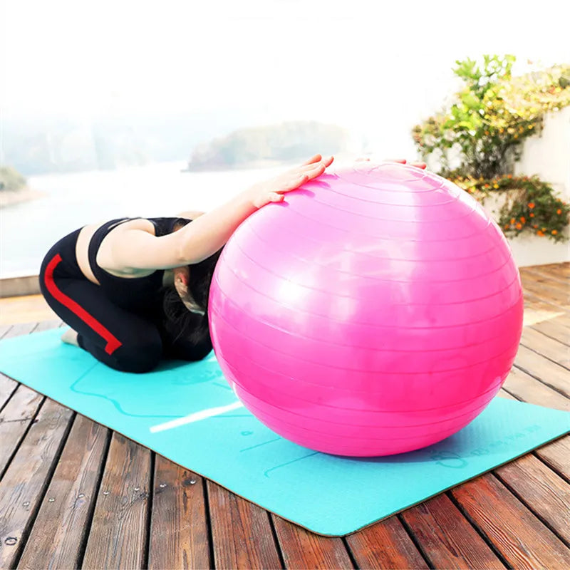 45-85 cm PVC Yoga Ball Gym Fit Ball Thickened Explosion-proof Exercise Home Fitness Pilates Sport Balance Ball Yoga Equipment