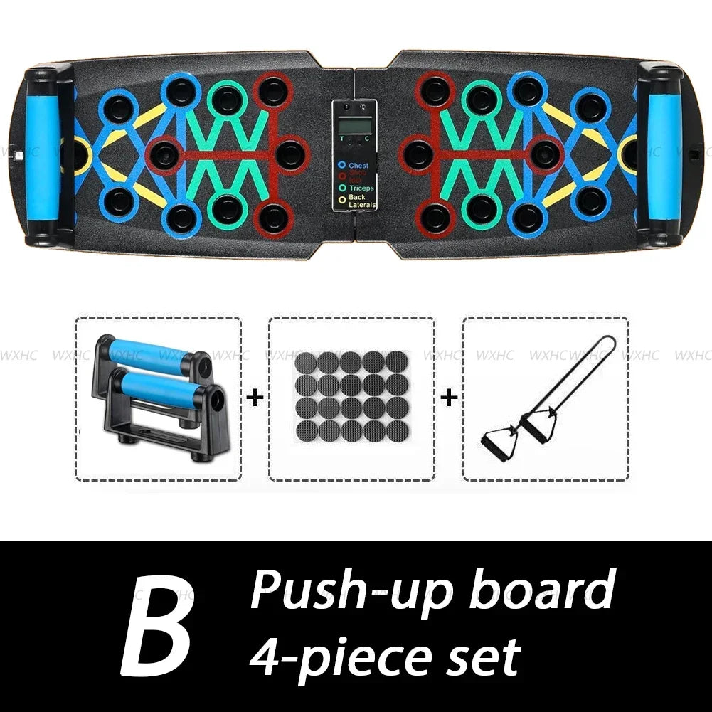 Automatic Count Push Up Board Home Fitness Rack  Pushup Bars Handles Foldable Professional Chest Abdomen Arms and Back Train