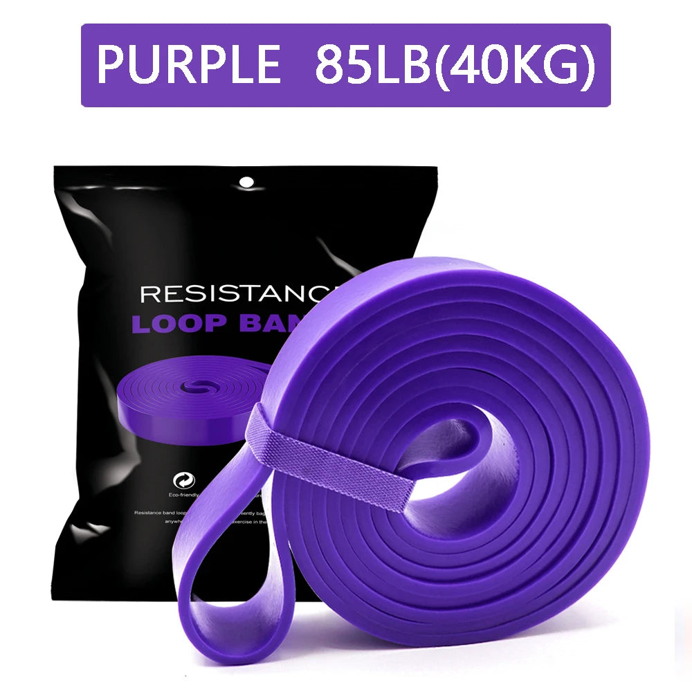 Latex Resistance Bands Pull Up Gym Home Fitness Rubber Expander Loop Strength Assist Workout Training Equipment